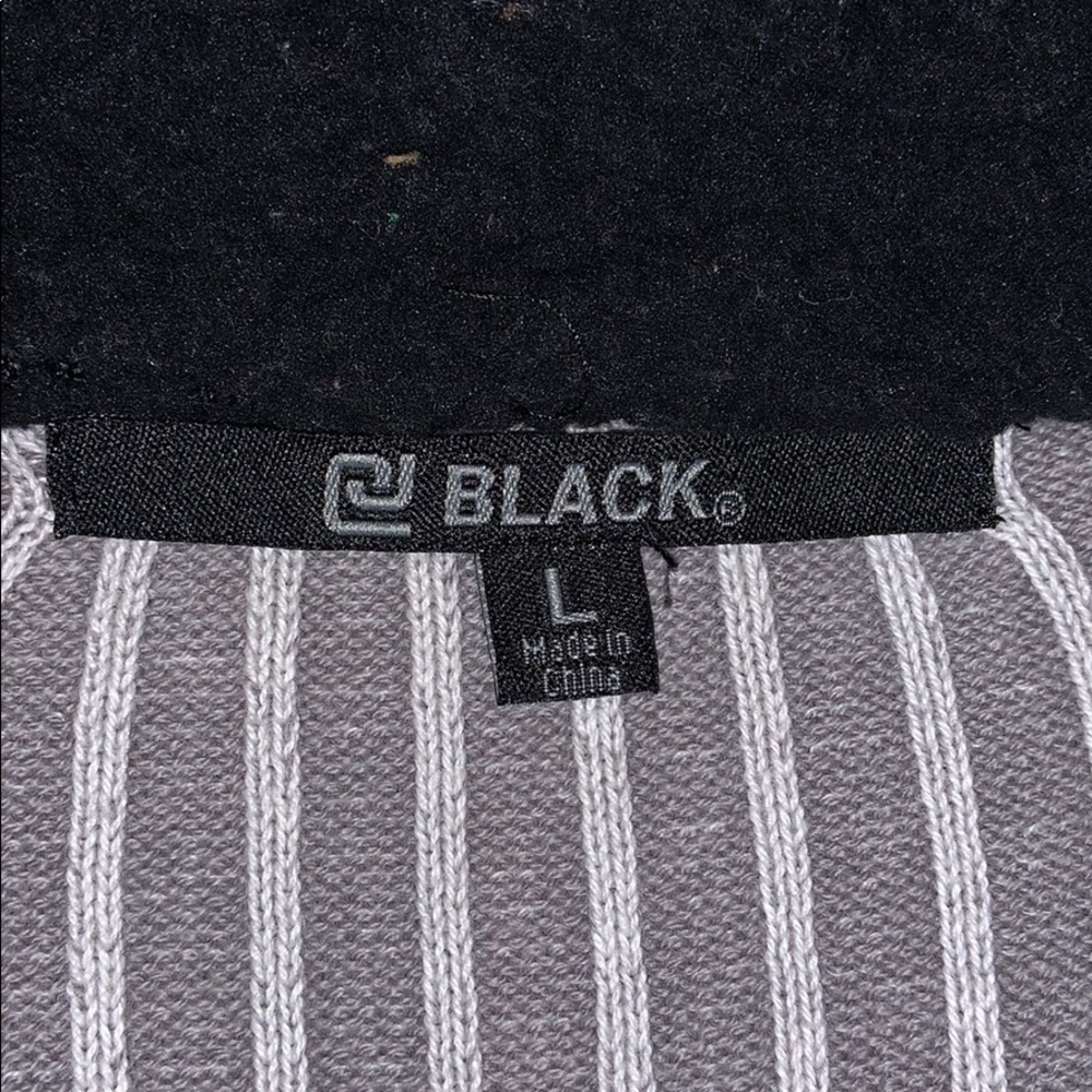 Black Zipper Sweater - Picture 3 of 3